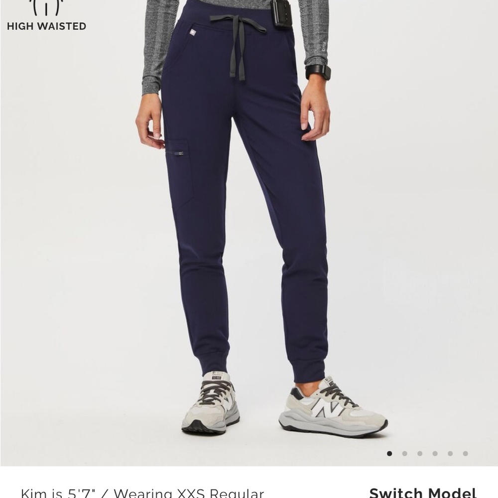 Figs high waisted Zamora scrub pant